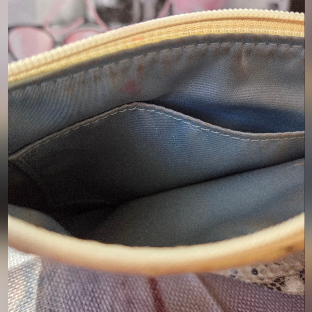 Coach Kristin Python Embossed Wristlet Clutch - Picture 12 of 12
